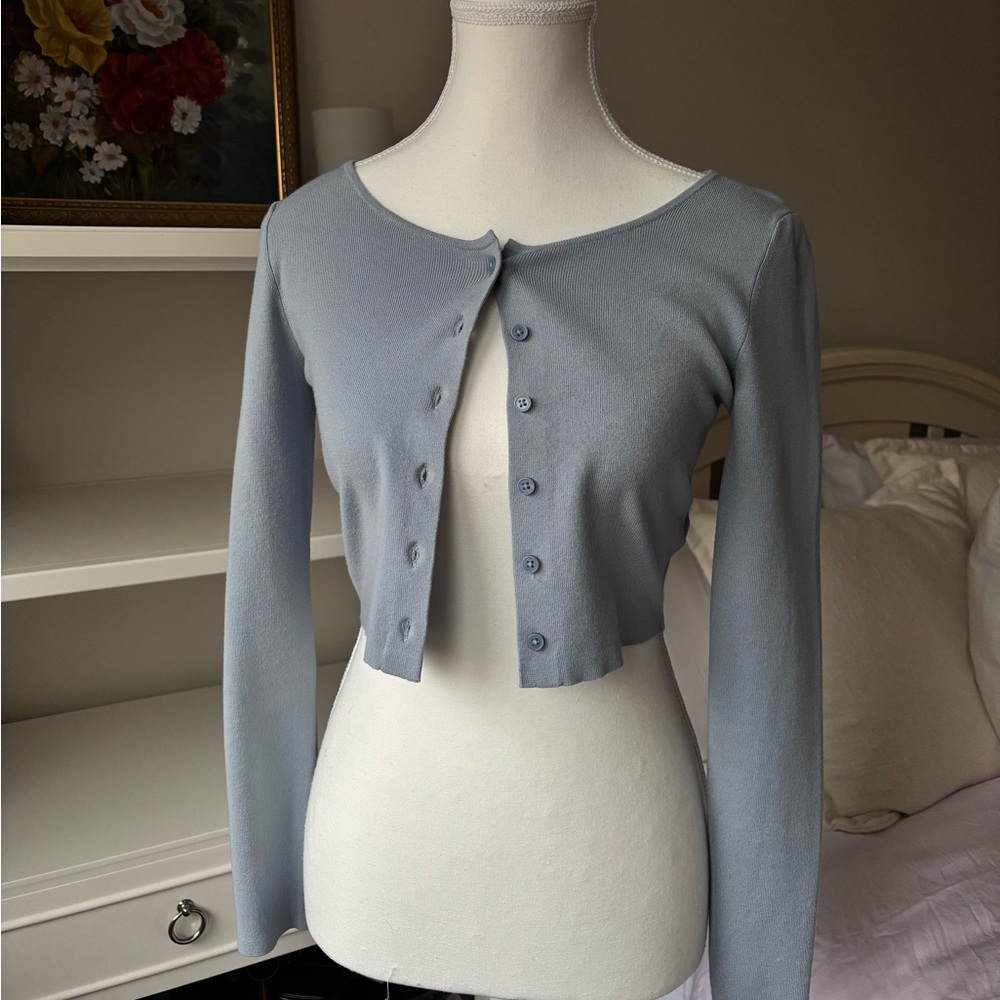 Pale Blue Cardigan - Picture 1 of 3